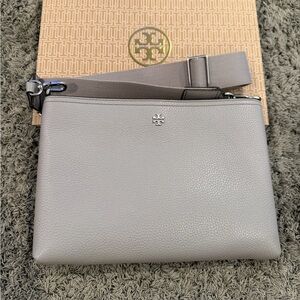 Tory Burch Pebble Gray Blake Swingpack